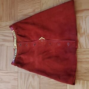 Vintage Gucci Sylvie Suede Skirt